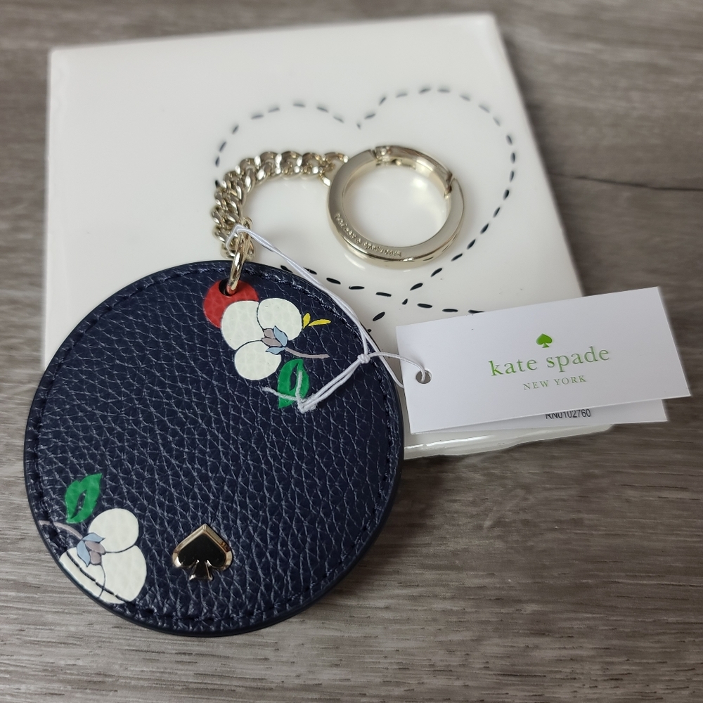 Kate Spade Keychain with Floral Print - Picture 1 of 6